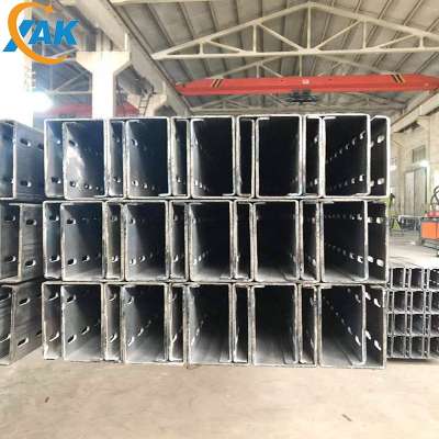 XAK 2020 New Arrival Hot Dipped Galvanized HDG Cold Rolled Steel Channel Customized Steel Profile C U Shape Factory Supply