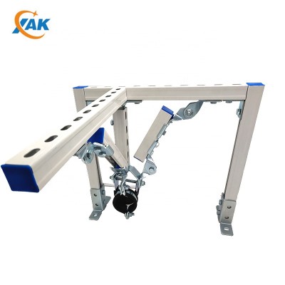 XAK Customized Steel Factory Price Powder Coated Ivory White Unistrut C Channel System Steel profiles Plasticized profile