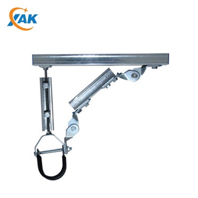 Wall stainless steel adjustable metal mount pipe clamp