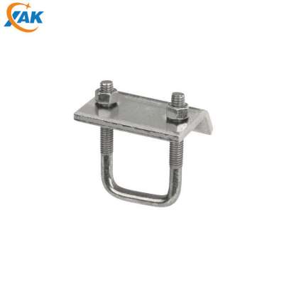 XAK 2019 Durable Channel to Beam Clamp-Silver Galvanized